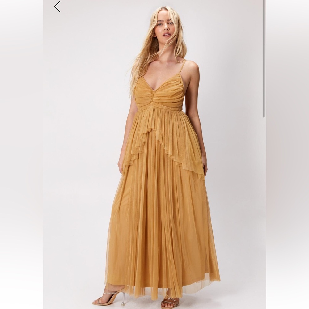 Yellow Tulle Dress